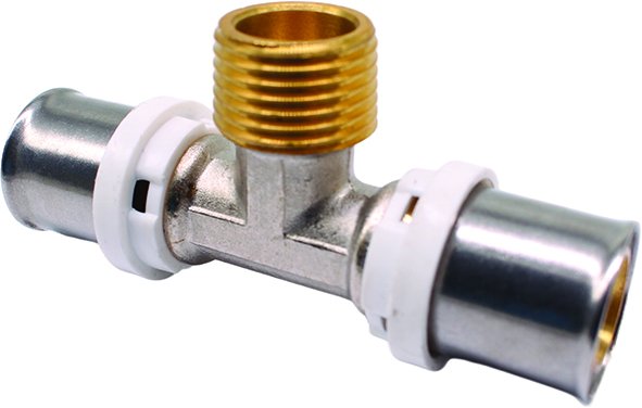 MONTER quality Trójnik gwint zewnętrzny PN10 20x1/2